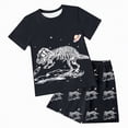 thumbnail image 1 of NOLDARES boys 2-piece Short Sleeve T-shirt and Shorts Set, Outdoor Collection(Watermelon Red,7-8 Years), 1 of 6