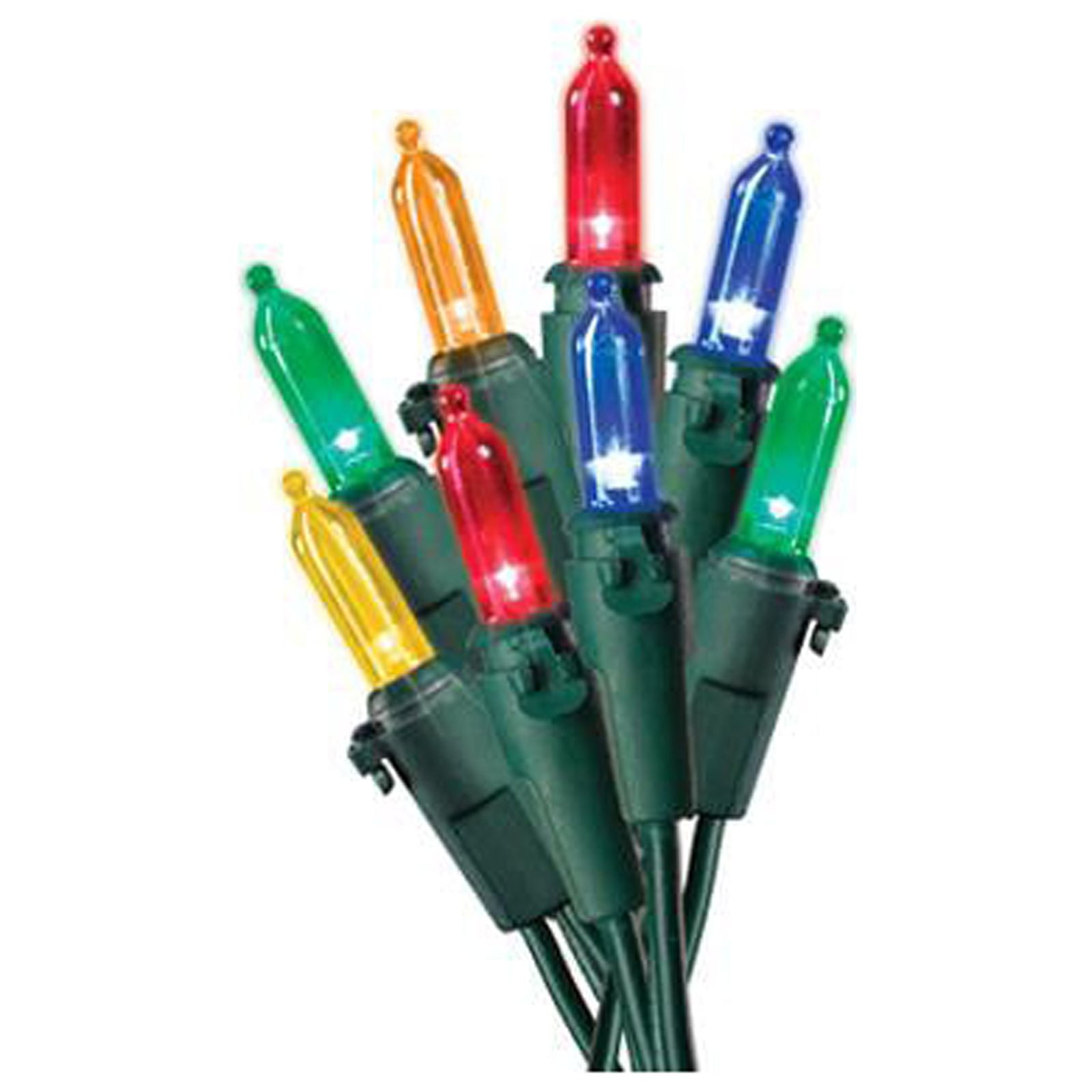 Multi-Color LED Outdoor Christmas Tree Lights, 50-Count Strand