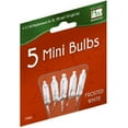 thumbnail image 1 of NOMA/INLITEN-IMPORT Mini Christmas Lights Replacement Bulb, For 50, 100 & 150-Light Sets, White Frosted, 2.5-Volt, 5-Pk., 1 of 2