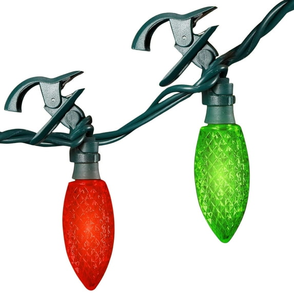 NOMA Quick Clip 66.8' 100 Bulbs LED String Lights Christmas, Multi-Color