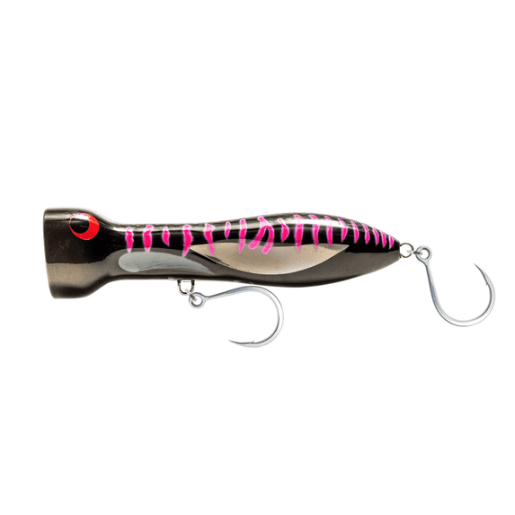 Nomad Chug Norris Popper 150- 6"- Black Pink Mackerel