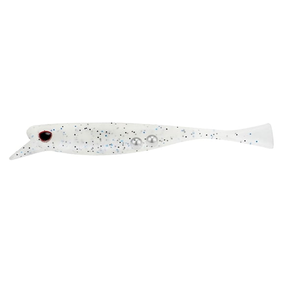 NOMAD DESIGN Delta Minnow 4.5" Adjusta-Ball Blue Ghost Soft Plastic Swimbaits, 4-Pieces (DMINN-45-BLGH)