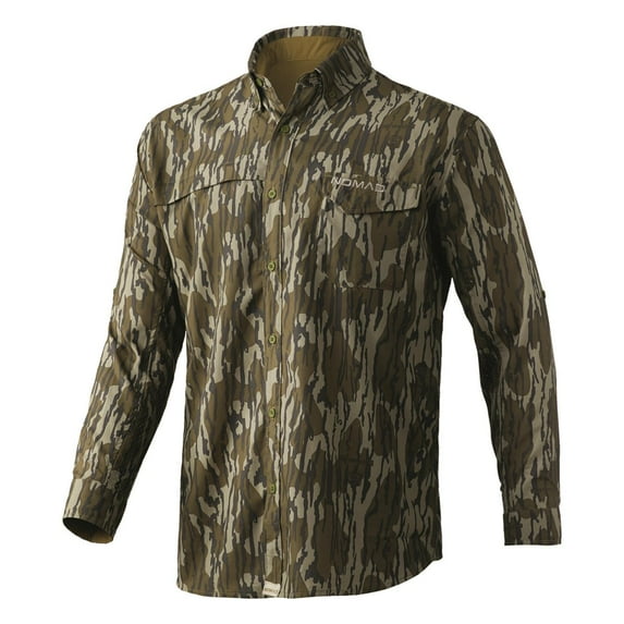 NOMAD Men's Stretch-Lite Long-sleeve Camo Hunting Shirt