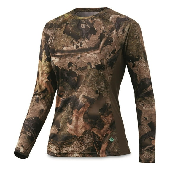 NOMAD Women's Pursuit Camo Long-Sleeve Hunting Shirt Mossy Oak Droptine XL