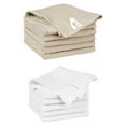 thumbnail image 1 of NOMADIC NOOK 12 Pack Cleaning Cloths Cotton Waffle Dishcloths Khaki/White 14" x 14", 1 of 6