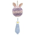 thumbnail image 1 of NOMADIC NOOK 2 Pack Chenille Hand Towel Soft Absorbent Flower and Rabbit Shape Decorative Towel for Bathroom 6" x 15"/7" x 7" Blue-1/Purple, 1 of 4