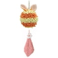thumbnail image 1 of NOMADIC NOOK 2 Pack Chenille Hand Towel Soft Absorbent Flower and Rabbit Shape Decorative Towel for Bathroom 6" x 15"/7" x 7" Pink-2/Orange, 1 of 4