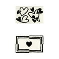 thumbnail image 1 of NOMADIC NOOK 2 Pcs Cute Heart Pattern Bath Mats, Ultra Soft Absorbent Non-Slip Bathroom Rugs Beige-1/Beige-2 16" x 24", 1 of 6