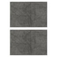 thumbnail image 1 of NOMADIC NOOK 2 Pcs Solid Bathroom Rug, Soft Plush Bath Mat Grey 20" x 32", 1 of 6
