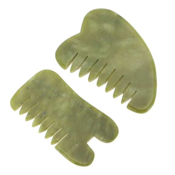 NOMADIC NOOK Durable Head Massage Comb 2PCS Square and Heart Shape
