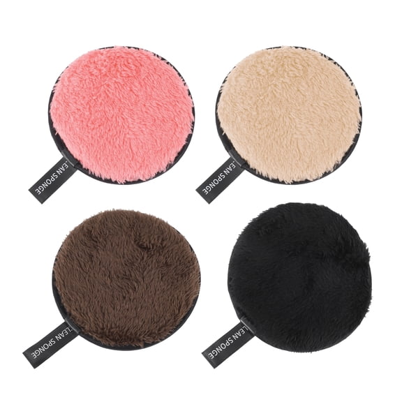 NOMADIC NOOK Durable Round Facial Sponges 4 Pcs 3.94"