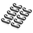 thumbnail image 1 of NOMADIC NOOK Durable Solid Nail Cleaning Brush 10 Pcs Black, 1 of 6