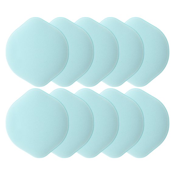 NOMADIC NOOK Gourd Shape Face Makeup Sponge Set 10 Pcs Light Blue
