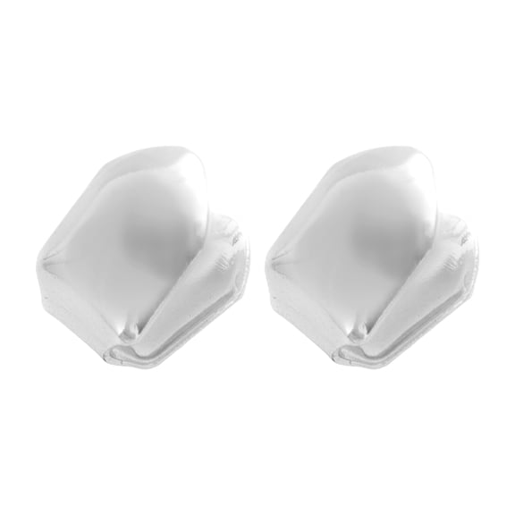 NOMADIC NOOK Hip Hop Style Fake Teeth Grills Set Silver Tone 6 Pcs