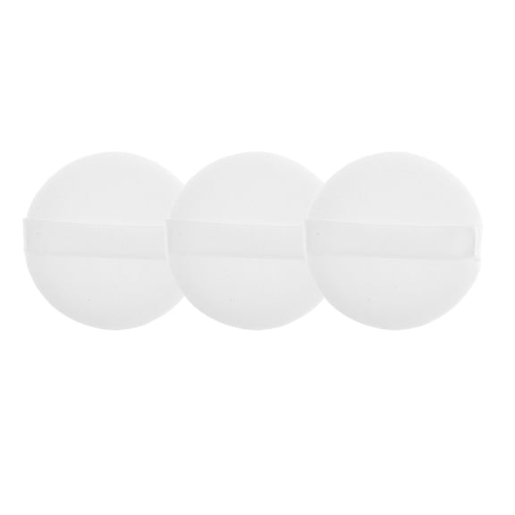 NOMADIC NOOK Makeup Powder Puff 2.36"x0.47" White 3 Pcs