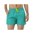 thumbnail image 1 of NOMADIC NOOK Men's Solid Color Summer Drawstring Waist Beach Swim Trunks 2 Pack, 1 of 6