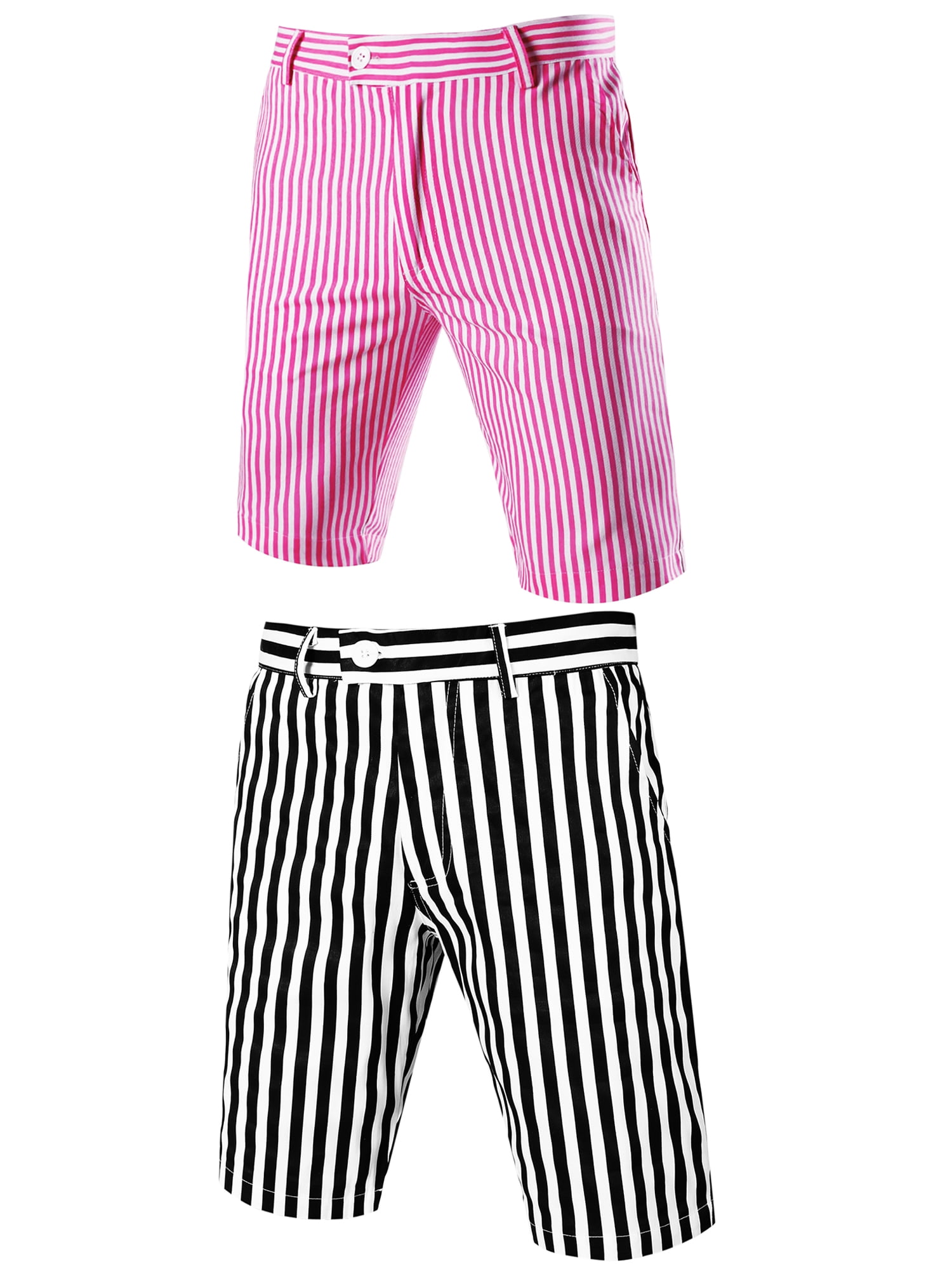 NOMADIC NOOK Men's Stripe Flat Front Seersucker Chino Walk