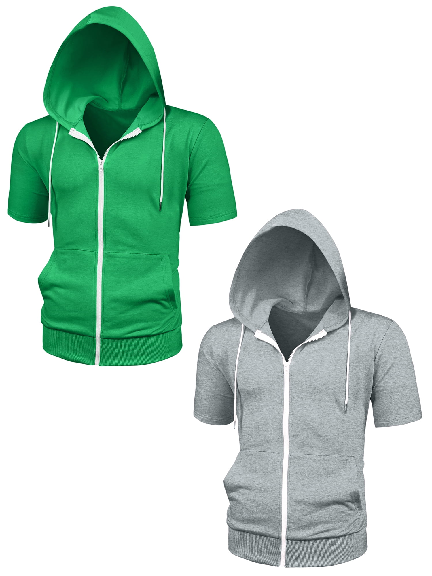 NOMADIK（ノマディック） NY WITWORK JKT NOMADIC NOOK Men's Zip Up Short Sleeves Solid Sweatshirt with Hood