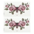 thumbnail image 1 of NOMADIC NOOK Realistic Collarbone Temporary Tatto 2 Pcs Dark Pink, 1 of 5