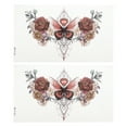thumbnail image 1 of NOMADIC NOOK Realistic Collarbone Temporary Tatto 2 Pcs Red, 1 of 5