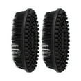 thumbnail image 1 of NOMADIC NOOK Shower Silicone 2 in 1 Body Scrubber 2 Pcs Black, 1 of 7