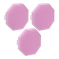 thumbnail image 1 of NOMADIC NOOK Shower Silicone Body Scrubber 3 Pcs Pink, 1 of 7
