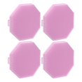 thumbnail image 1 of NOMADIC NOOK Shower Silicone Body Scrubber 4 Pcs Pink, 1 of 7