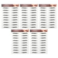 thumbnail image 1 of NOMADIC NOOK Simulation Eyebrow Tattoo 5 Pcs Black Straight Brows, 1 of 5