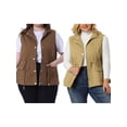 thumbnail image 1 of NOMADIC NOOK Women's Plus Size Cargo Pocket Drawstring Waist Vest Jacket, 1 of 6