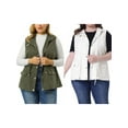 thumbnail image 1 of NOMADIC NOOK Women's Plus Size Cargo Pocket Drawstring Waist Vest Jacket, 1 of 8