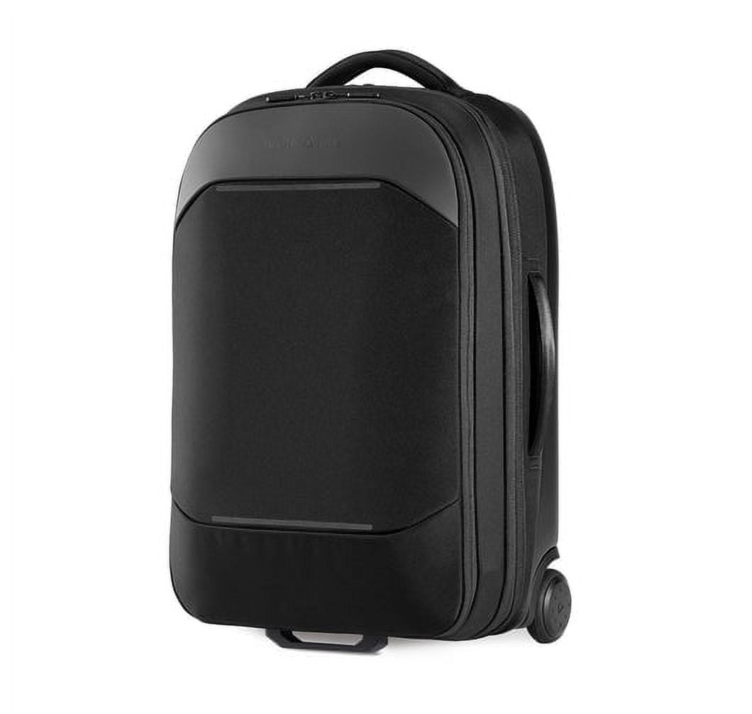 NOMATIC Navigator Carry-On 37L w/ 8L Built-In Expansion | Anti-Theft Carry-On for Airplane Travel | Premium Hardshell Roller Luggage, 17" Laptop Compartment, Black