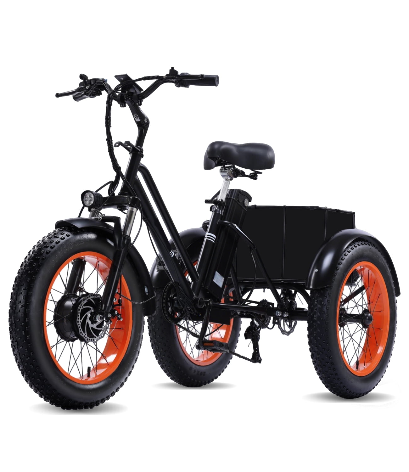NOMIGO Electric Tricycle, 7 Speed 3 Wheel Electric Bicycle with