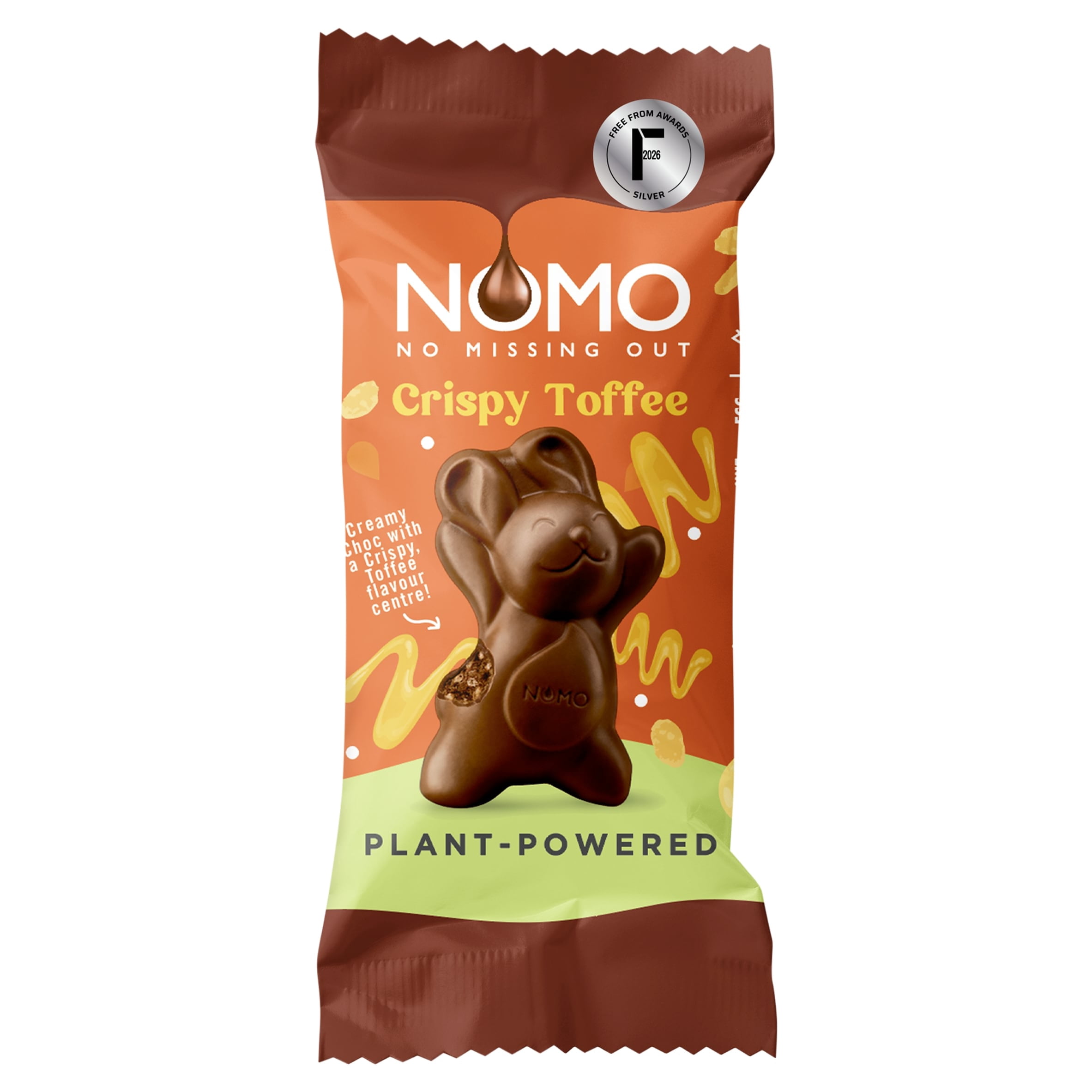 ★ Nomo mania ★ NOMO Crispy Toffee Bunny 25G, Imported from Britain - Walmart.com