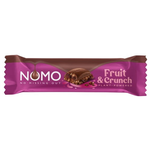 NOMO Fruit Crunch Countline Bar 32g, British Import (Pack of 3)