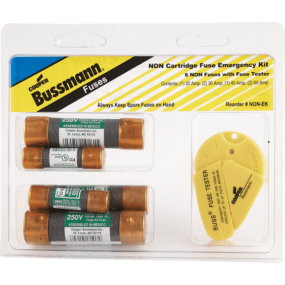 NON Cartridge Fuse Emergency Kit - Pack of 4