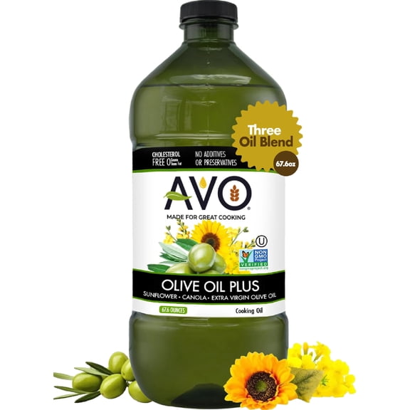 NON GMO Extra Virgin Olive Oil & Sunflower Oil blend