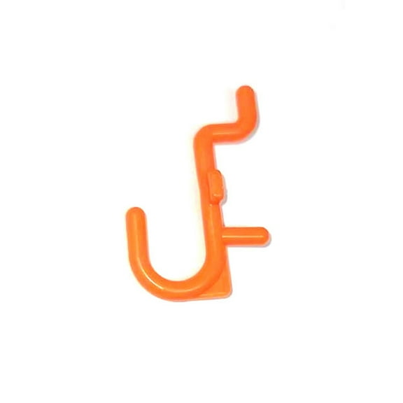 NON-Locking J Style Plastic Pegboard Hooks Plastic Pegboard Hooks - Crafts / Tools -Multi-Quantity packs