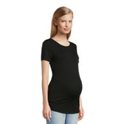 TIME & TRU Time and Tru Maternity Essentials Non Shirred Tee, Sizes S-XXL