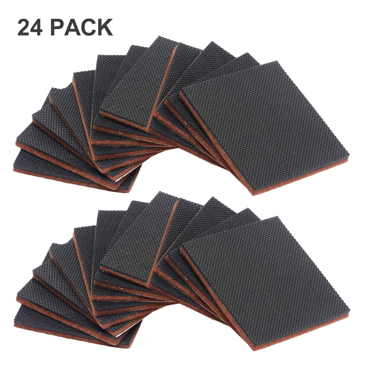 PLAFOPE 50 Pairs Bed Sheet Stickers Rug Corner Grippers Rug Pads Couch Pads  for Sofa Furniture Pads Gripper Area Furniture Grippers Floor Mat Non-Skid