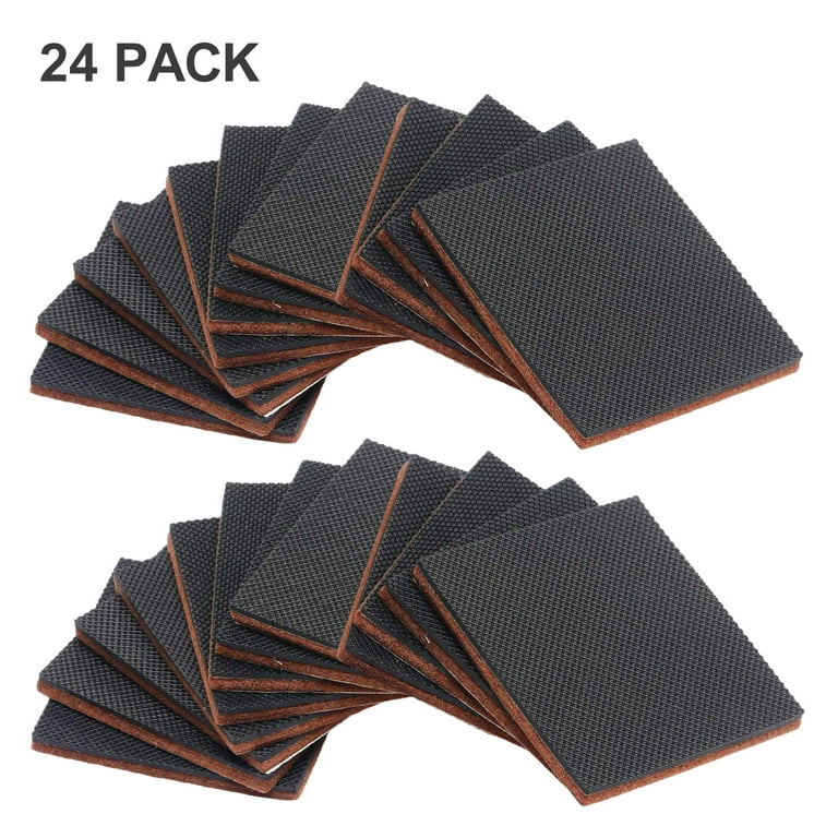 NON SLIP FURNITURE PADS PREMIUM 24 pcs 3” Furniture Pad! Best Furniture  Grippers - SelfAdhesive Rubber Feet Couch Stoppers – Ideal Furniture Floor