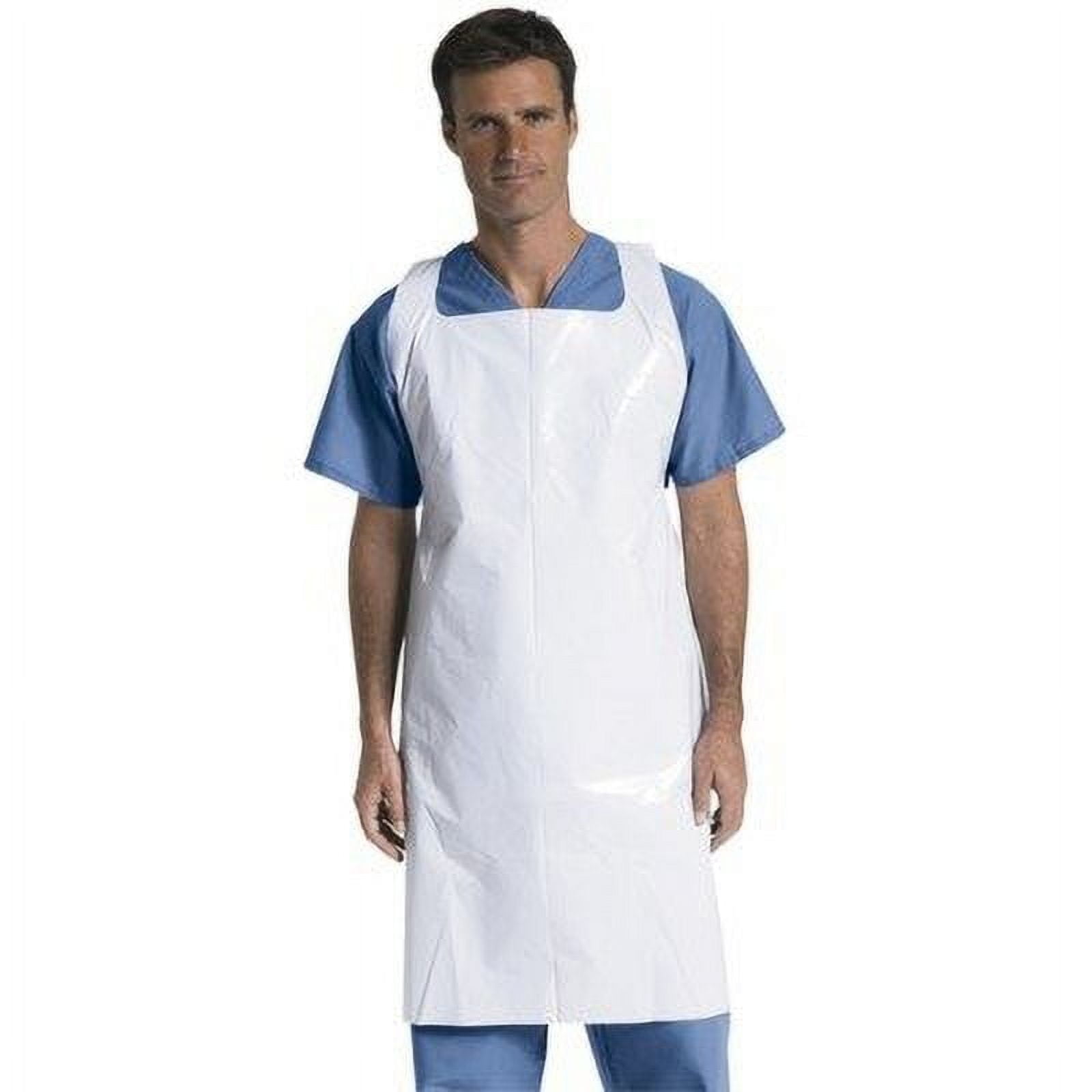NON24274W - Protective Polyethylene Disposable Aprons,White