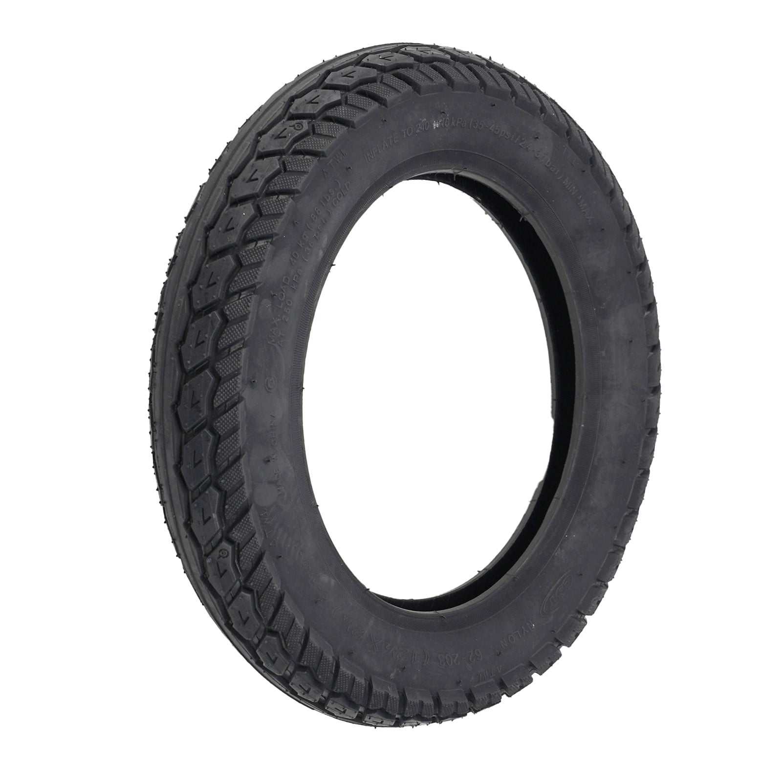 2 COPERTONI GOMMA NERI PNEUMATICI 12 1/2 X 1.75 X 2 1/4 (47-203) BICICLETTA BICI