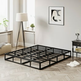 ULIESC 7 inch King Size Metal Box Spring Sturdy Mattress Foundation with Premium Steel Slats Easy Assembly and Durable Walmart