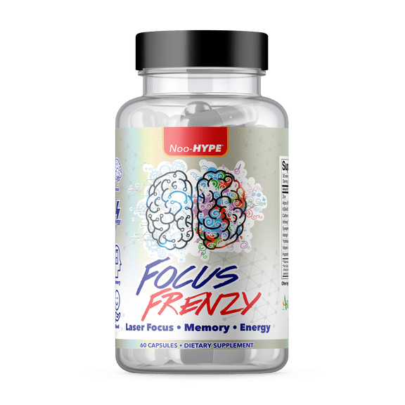 NOO-HYPE FOCUS FRENZY LASER FOCUS MEMORY & ENERGY FORMULA