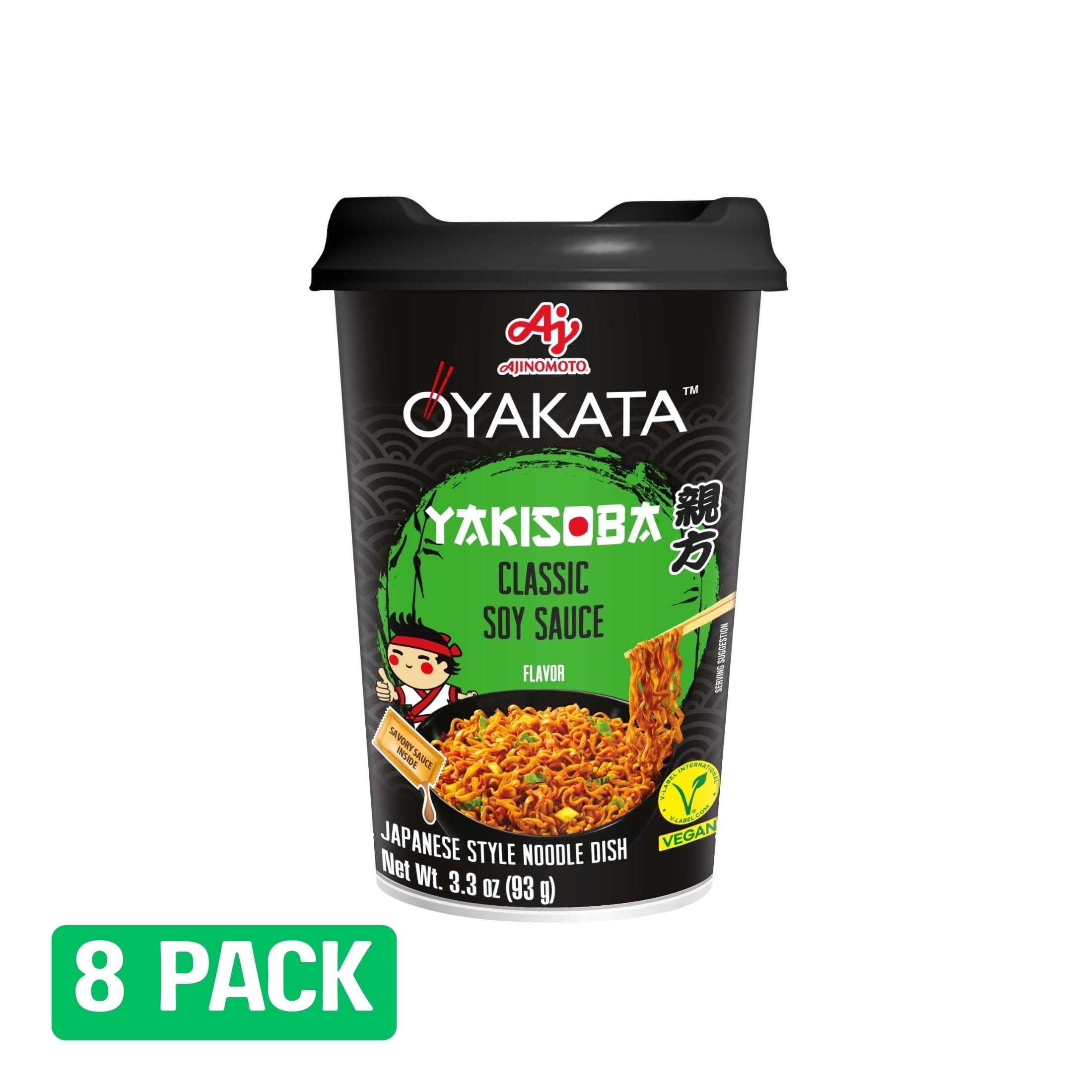 Ajinomoto Oyakata Yakisoba Soy Sauce Flavor Instant Noodles, 3.3