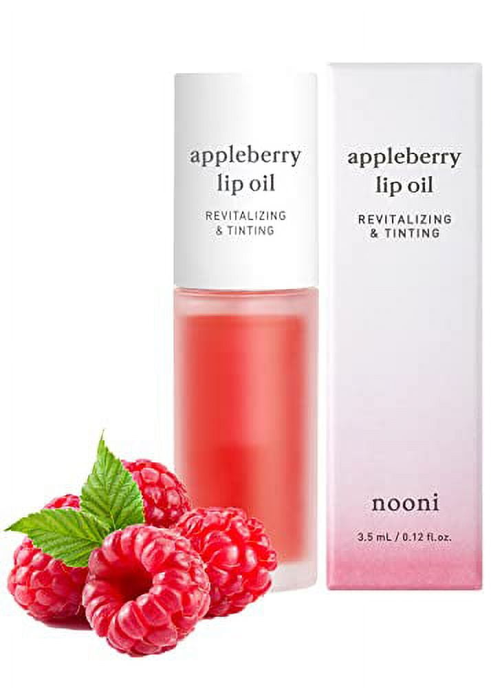 NOONI Korean Lip Oil Appleberry Lip Stain, Gift, Moisturizing