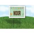 thumbnail image 1 of NOOR WELCOME BABY GREEN  18 in x 24 in Yard Sign Road Sign with Stand, 1 of 4