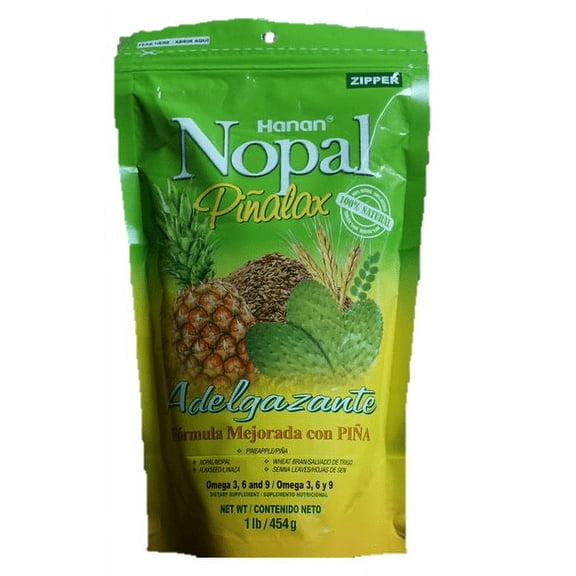 NOPAL PINALAX | 100% Natural High Fiber Blend | 1lb / 454g | Naturally Aids in Cleansing the Colon | Improved Digestion and Increased Energy
