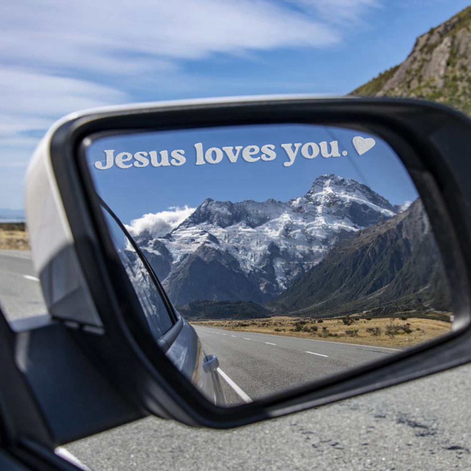 NORBI Car Accessories and Driver Gift Mirror Stickers Rearview Mirror