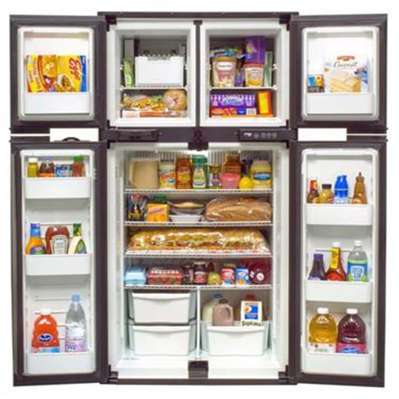 NORCOLD 1210SS Three Compartment 4 Door Side-By-Side Refrigerator - image 1 of 1